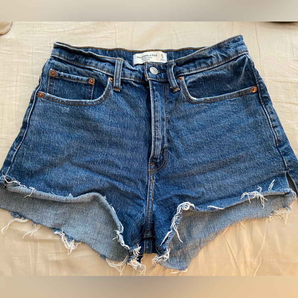 Abercrombie and Fitch Curve Love Jean Shorts